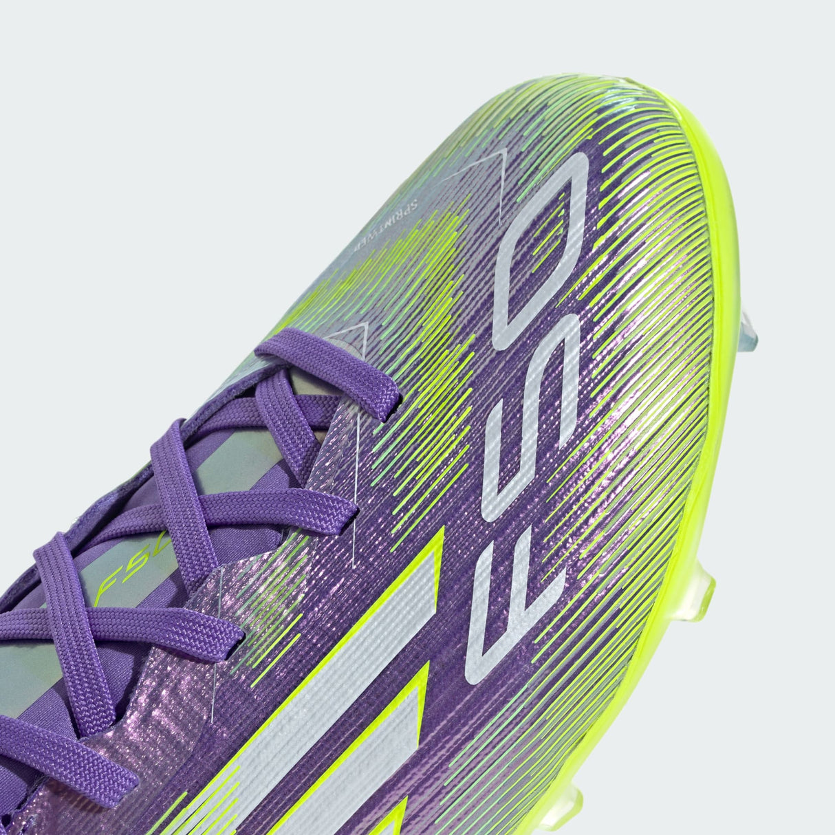 Junior F50 Elite FG [Purple/White/Lucid Lemon]