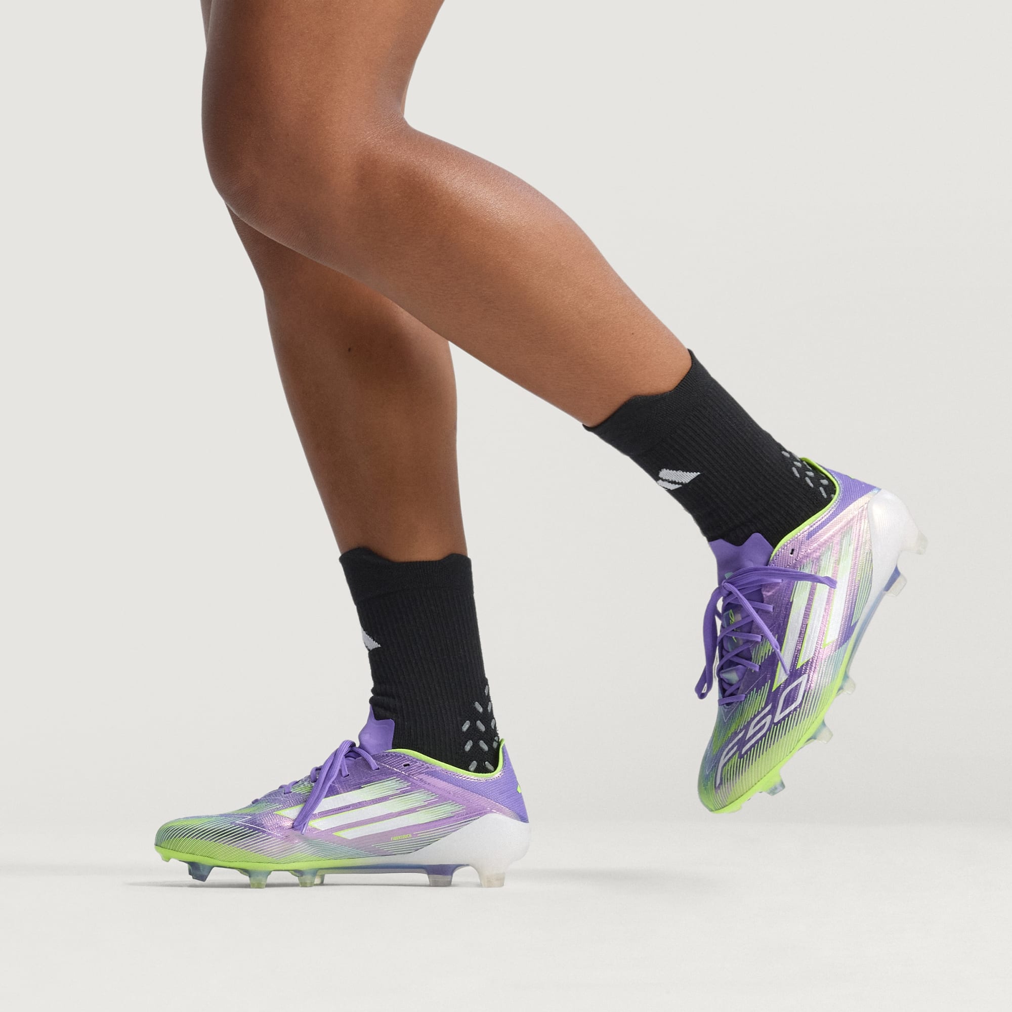 F50 Elite FG [Purple/White/Lucid Lemon] – Tursi Soccer Store