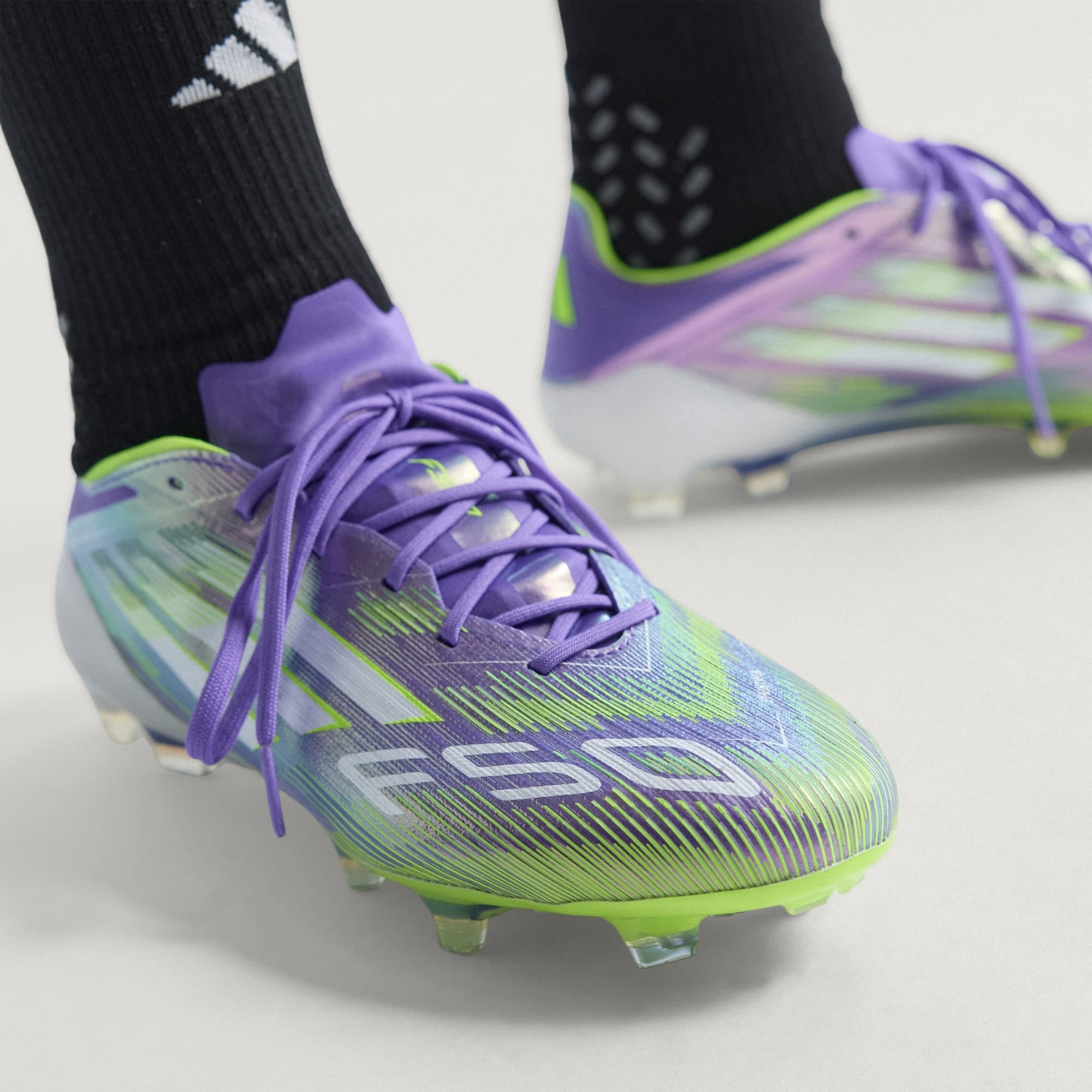 F50 Elite FG [Purple/White/Lucid Lemon] – Tursi Soccer Store