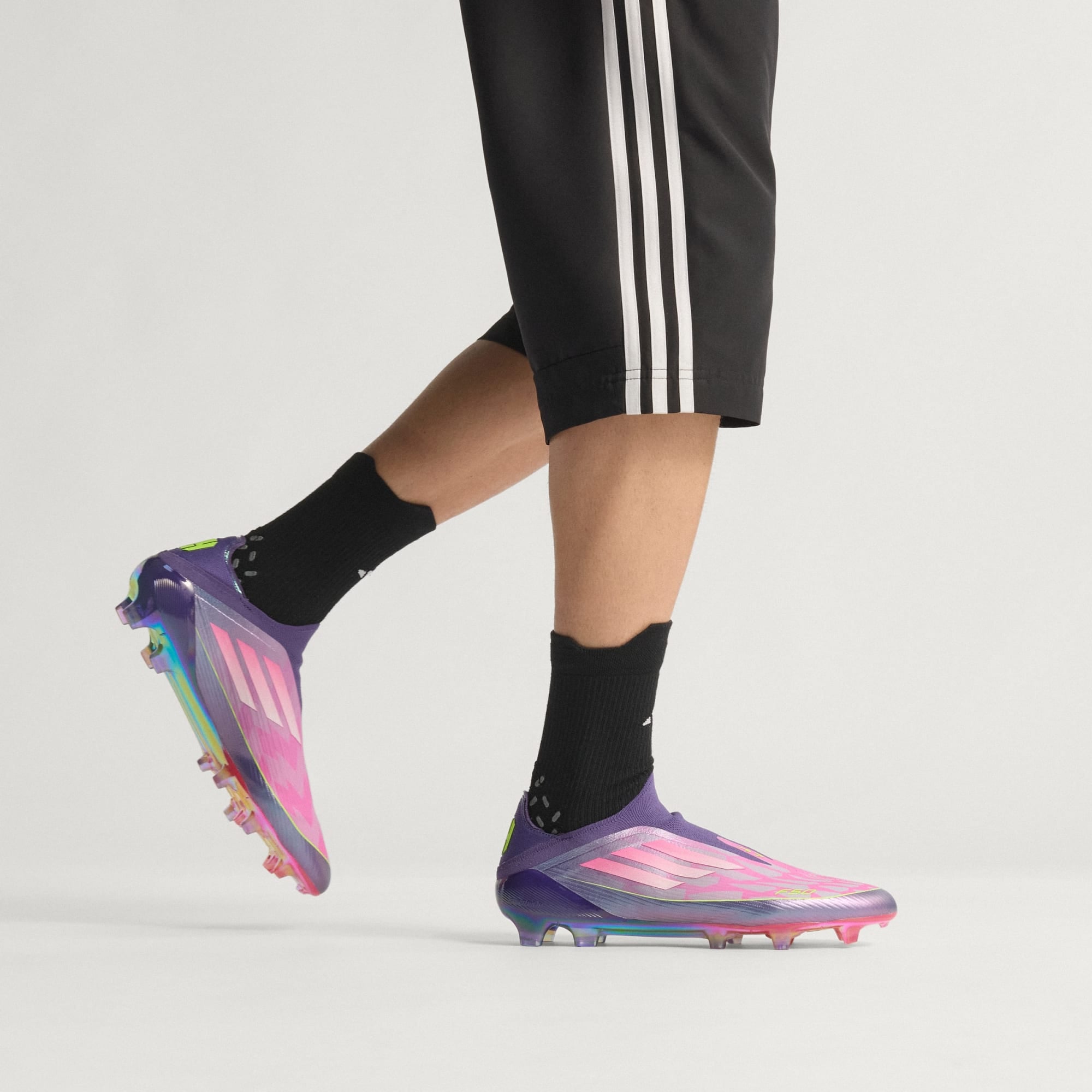 シューズ adidas F50 Elite LL FG Lamine Yamal adidas Lamine Yamal F50 Elite Laceless Firm Ground Soccer Cleats