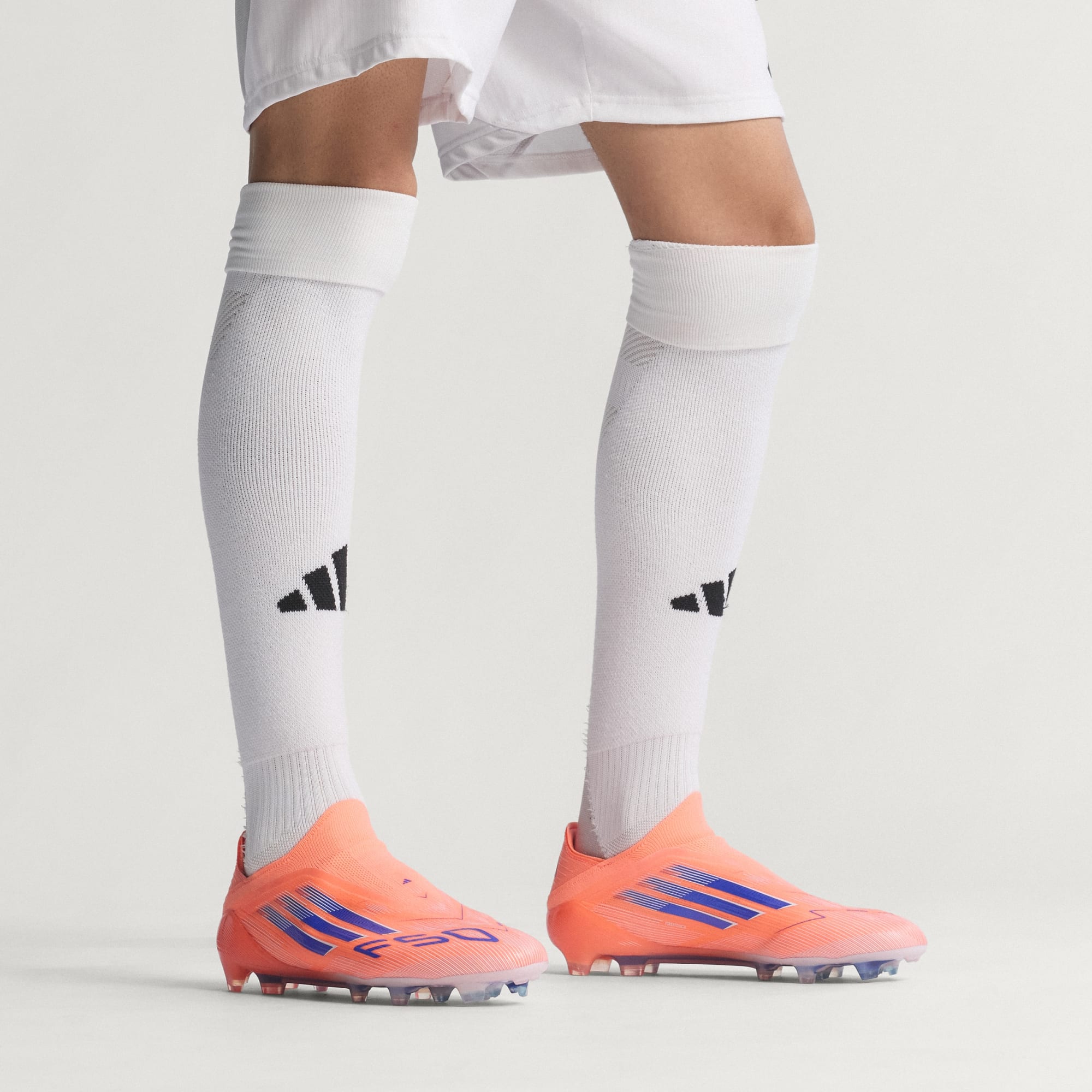 F50 Elite Laceless FG [Beam Orange/Lucid Blue/Cloud White]
