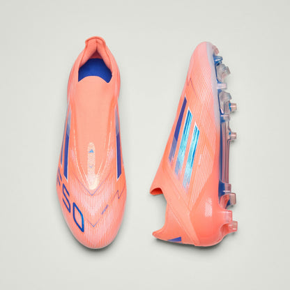 F50 Elite Laceless FG [Beam Orange/Lucid Blue/Cloud White]