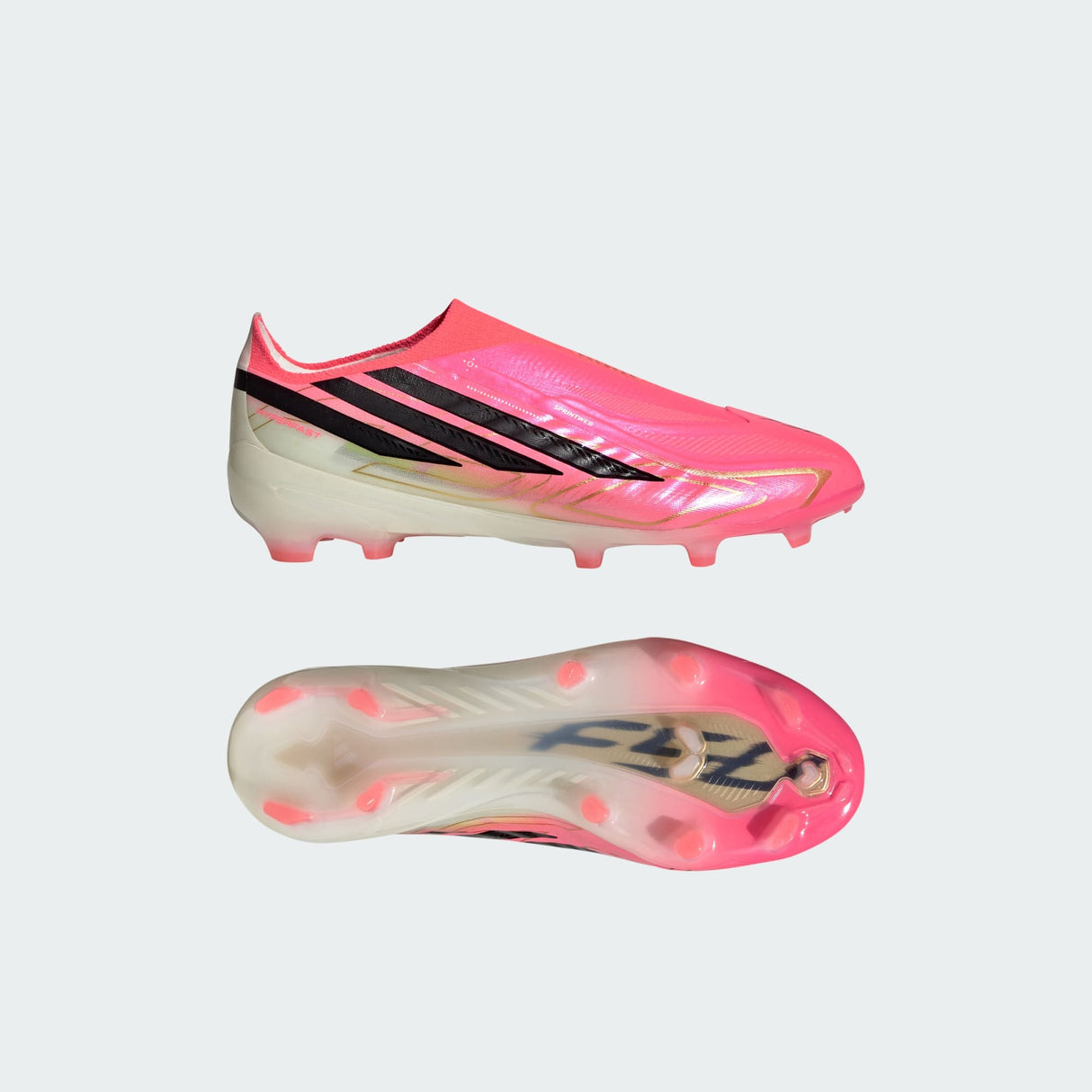 Junior F50 Hyperfast Laceless Elite FG [Solar Turbo/Black]