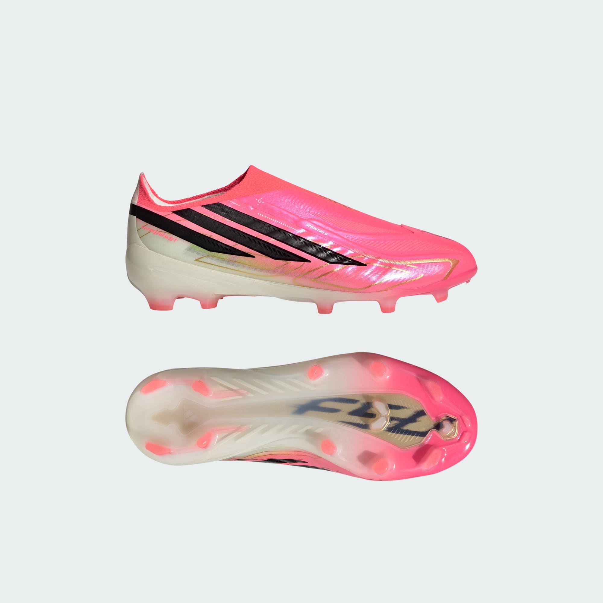 Junior F50 Hyperfast Laceless Elite FG [Solar Turbo/Black]