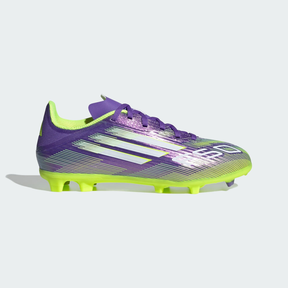 Junior F50 League FG/MG [Purple/White/Lucid Lemon]