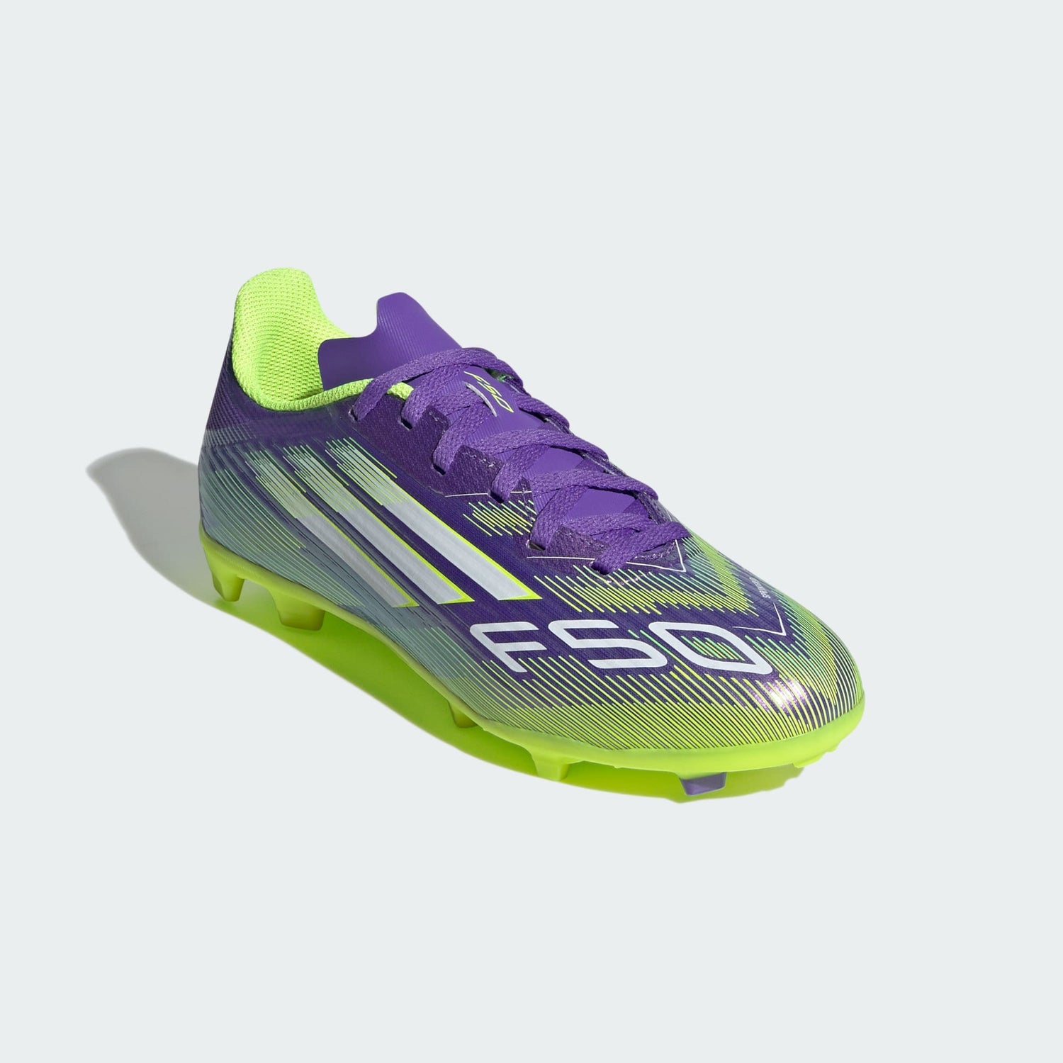 Junior F50 League FG/MG [Purple/White/Lucid Lemon]