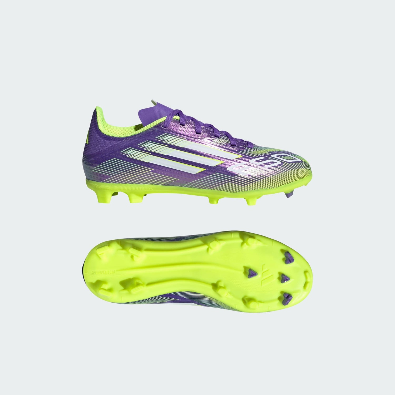 Junior F50 League FG/MG [Purple/White/Lucid Lemon]