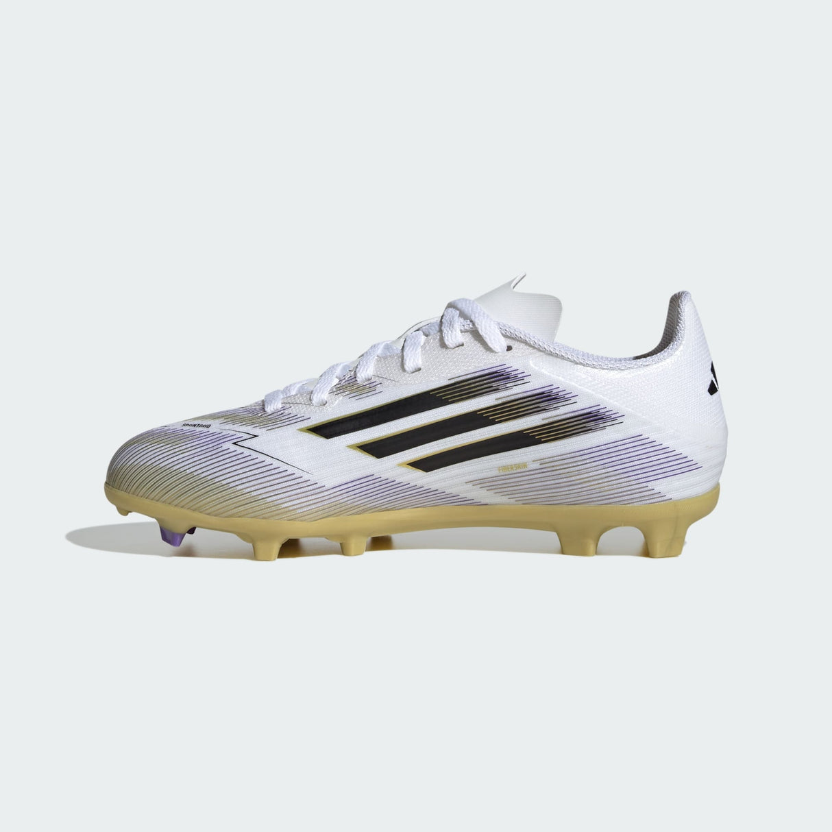 Junior F50 League FG/MG [White/Core Black/Gold]