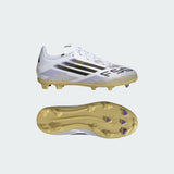 Junior F50 League FG/MG [White/Core Black/Gold]