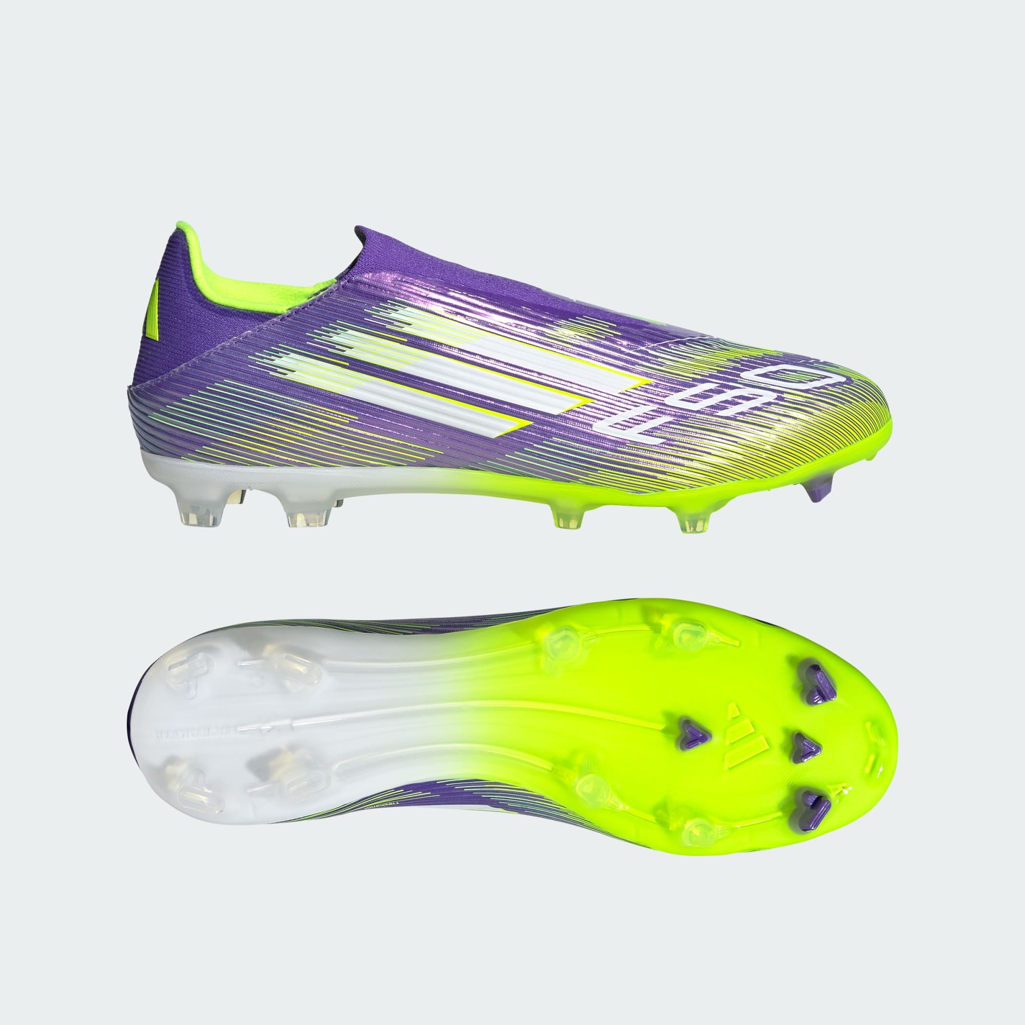 F50 League LL FG/MG [Purple Rush/White/Lucid Lemon] – Tursi Soccer