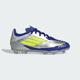 Junior F50 League Messi FG/MG [Silver Metallic/Solar Yellow/ Lucid Blue]
