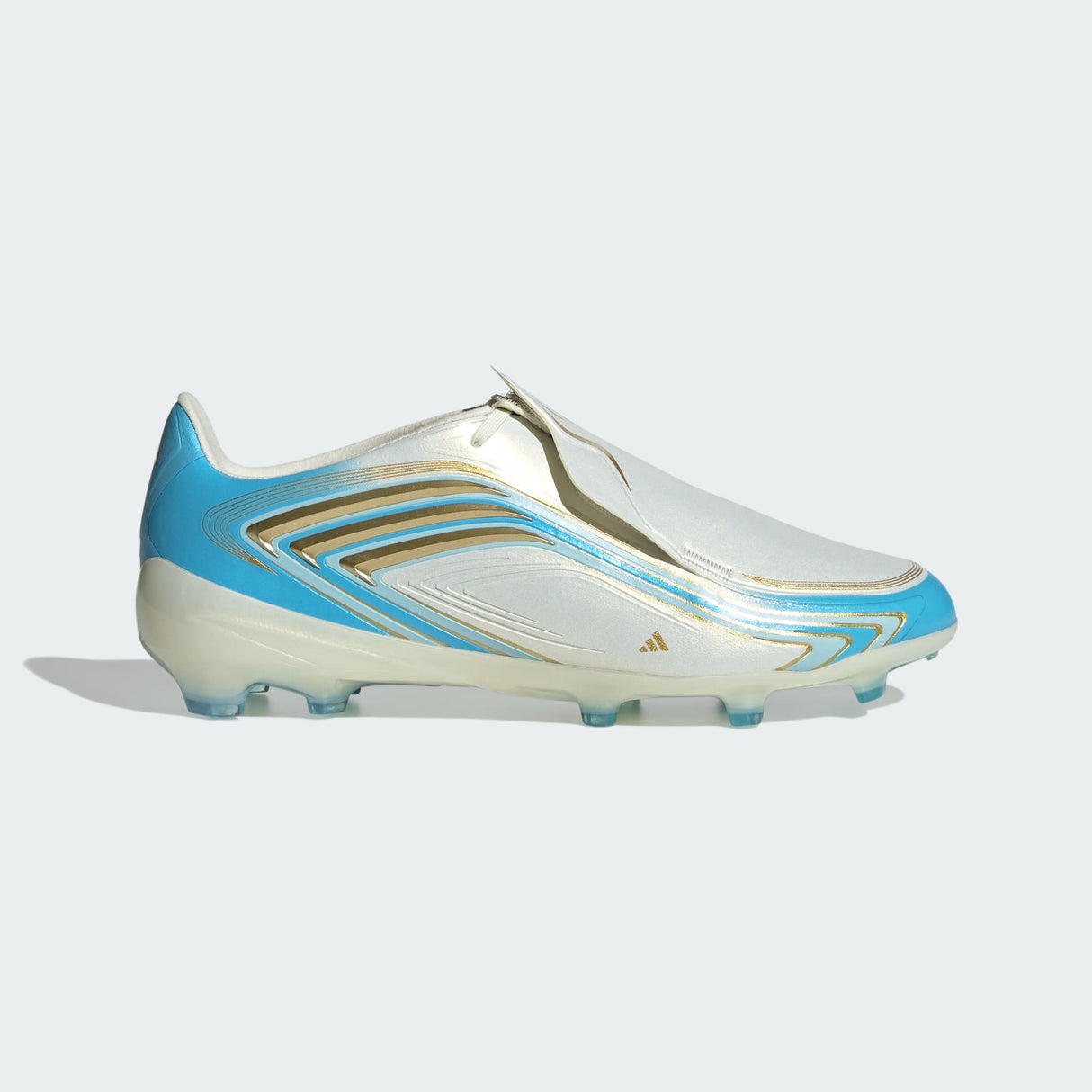 Junior F50 Elite Messi FG [Ivory/Sea Blue]
