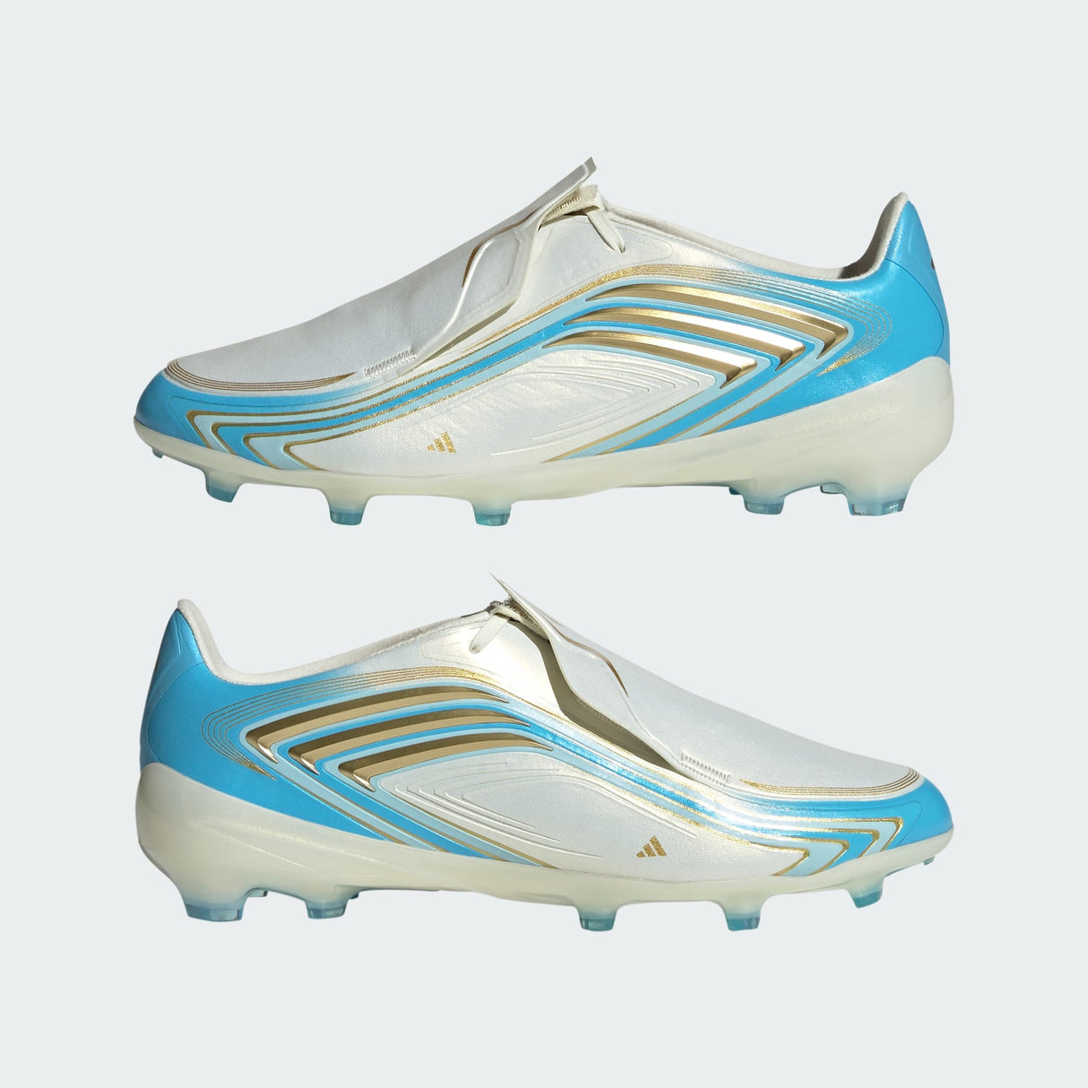 Junior F50 Elite Messi FG [Ivory/Sea Blue]