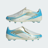 Junior F50 Elite Messi FG [Ivory/Sea Blue]
