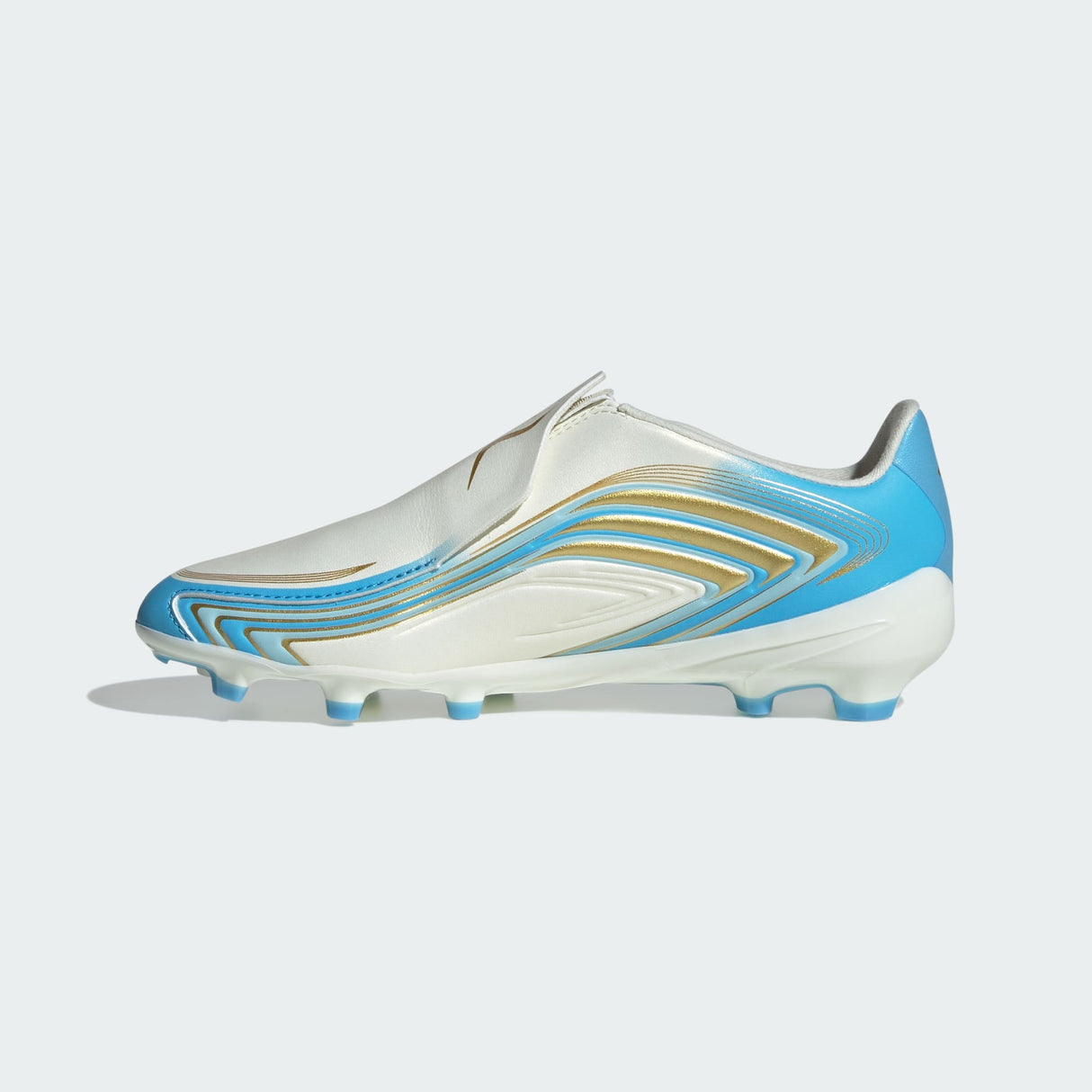 Junior F50 League LL Messi FG [Ivory/Sea Blue]