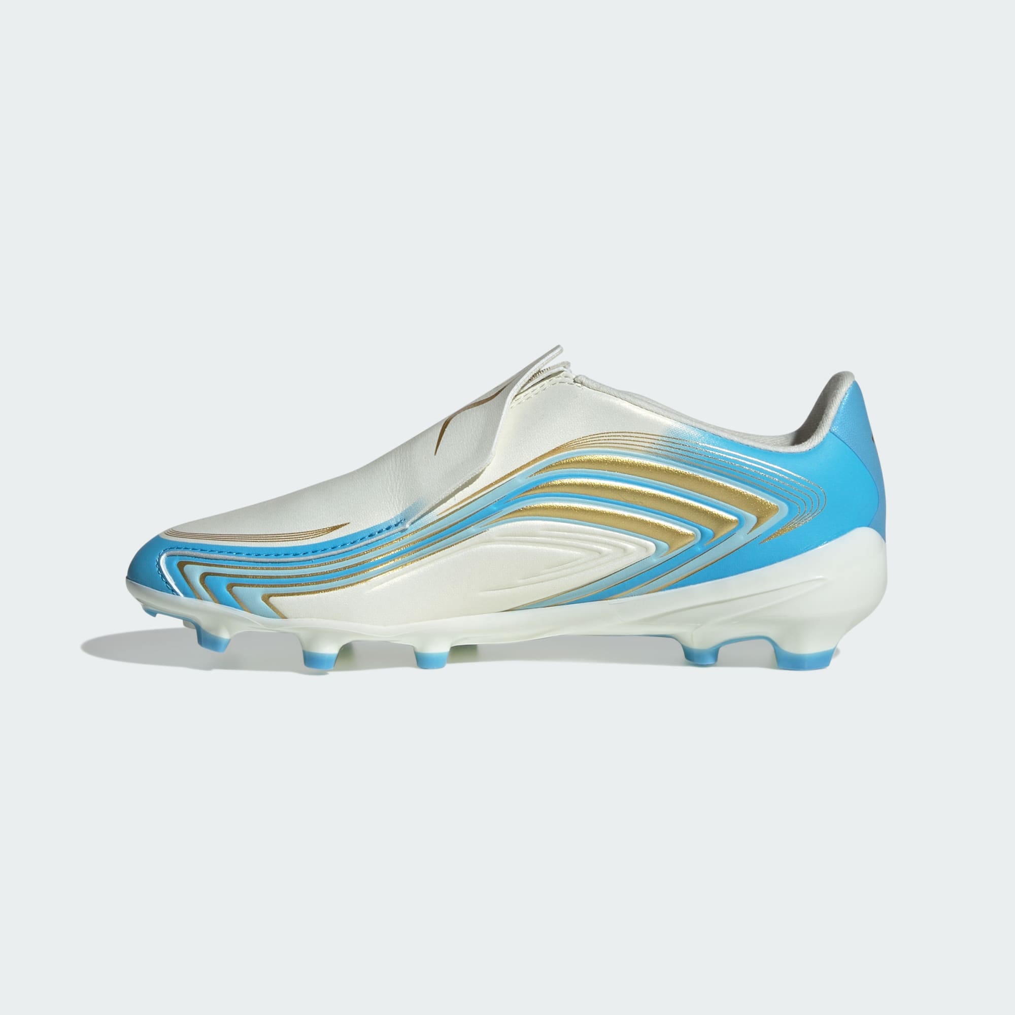 Junior F50 League LL Messi FG [Ivory/Sea Blue]