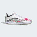 Junior F50 Club Messi IN [Ftwr White/Lucid Red/Silver Metallic]