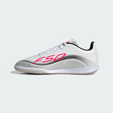 Junior F50 Club Messi IN [Ftwr White/Lucid Red/Silver Metallic]