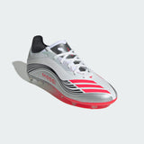 Junior F50 Elite Messi FG [Ftwr White/Lucid Red/Silver Metallic]