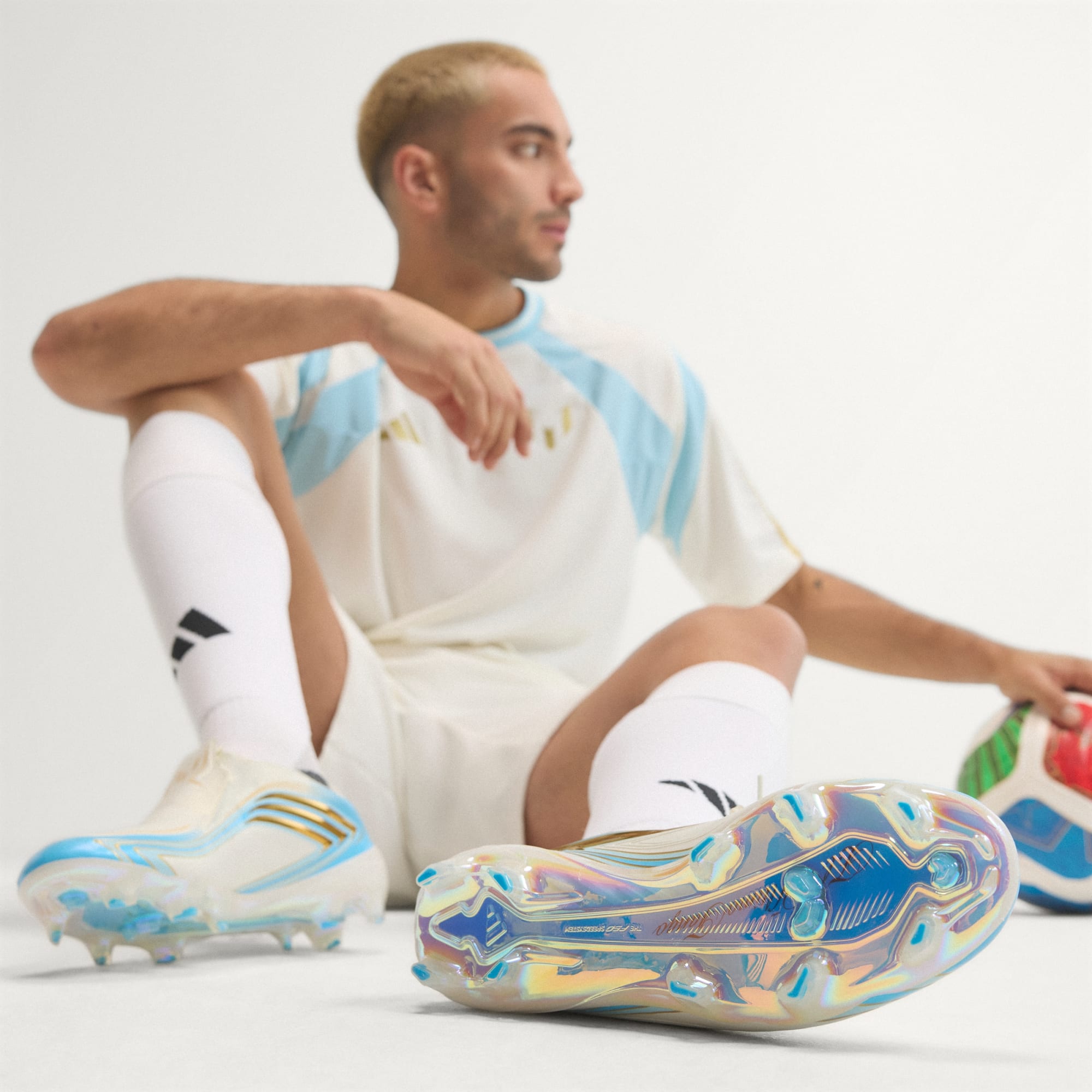 F50 Elite Messi FG [Ivory/Sea Blue] – Tursi Soccer Store