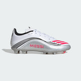 Junior F50 Messi League FG/MG [Ftwr White/Lucid Red/Silver Metallic]