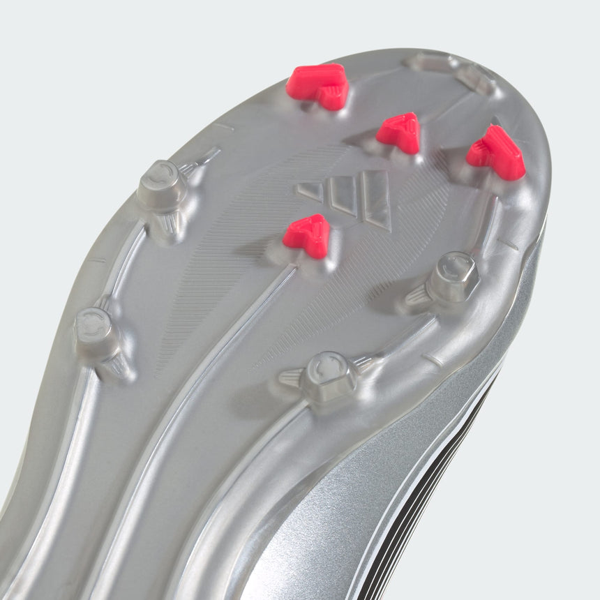 Junior F50 Messi League FG/MG [Ftwr White/Lucid Red/Silver Metallic]