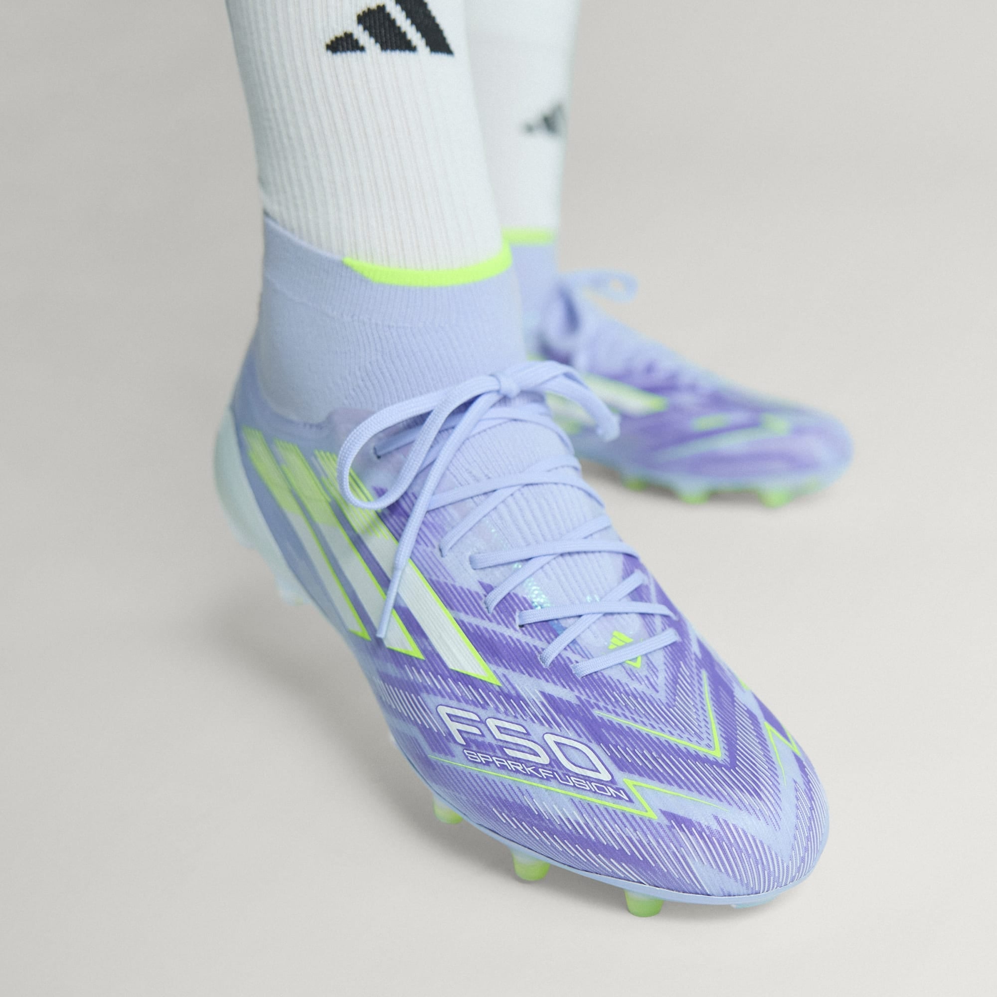 Women's F50 Sparkfusion Elite FG/AG [Violet Tone/Lucid Lemon/Purple Rush]