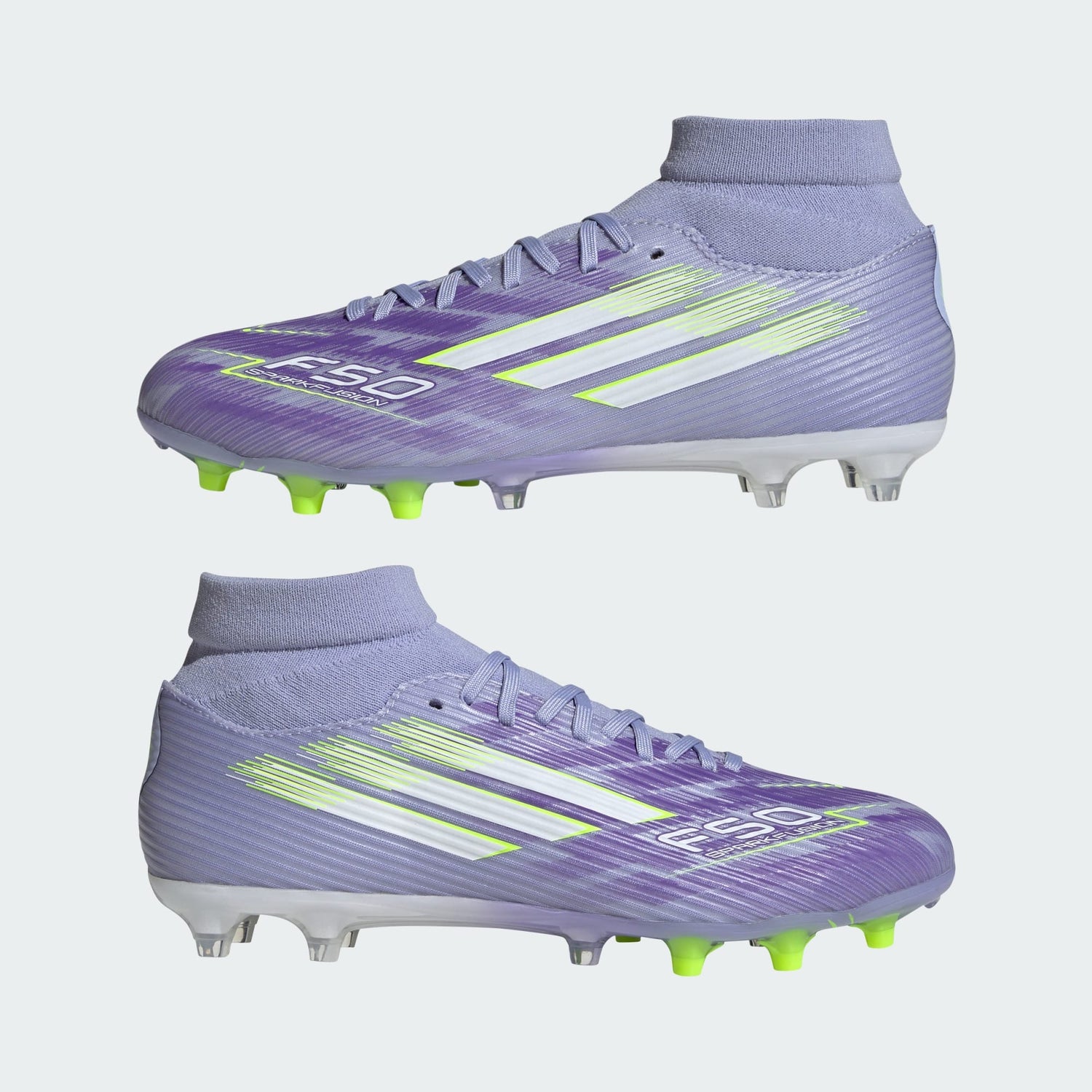 Women's F50 Sparkfusion League FG/AG [Violet Tone/Lucid Lemon/Purple Rush]