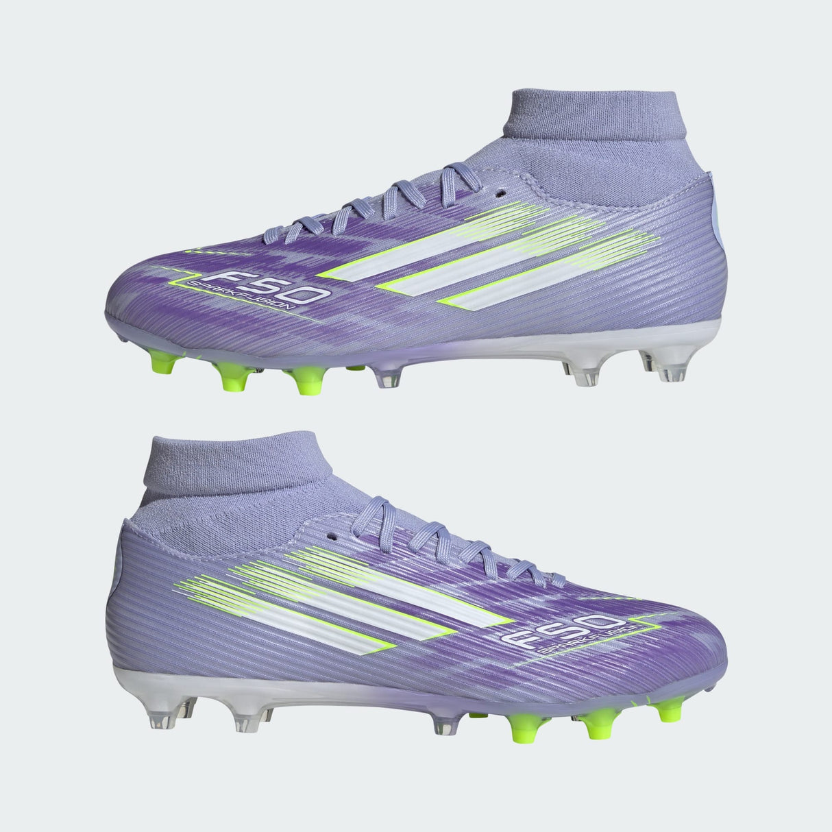 Women's F50 Sparkfusion League FG/AG [Violet Tone/Lucid Lemon/Purple Rush]