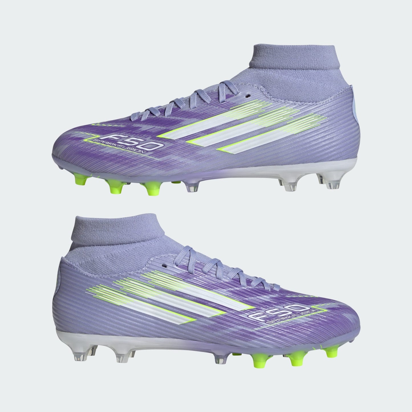 Women's F50 Sparkfusion League FG/AG [Violet Tone/Lucid Lemon/Purple Rush]