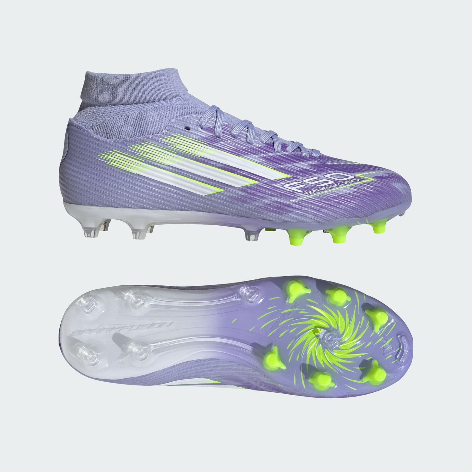 Women's F50 Sparkfusion League FG/AG [Violet Tone/Lucid Lemon/Purple Rush]