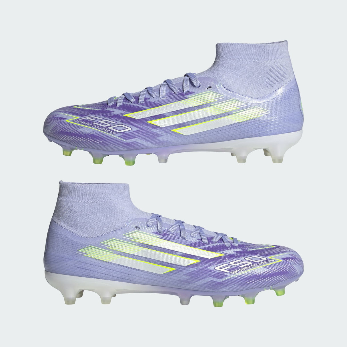 Women's F50 Sparkfusion Pro FG/AG [Violet Tone/Lucid Lemon/Purple Rush]