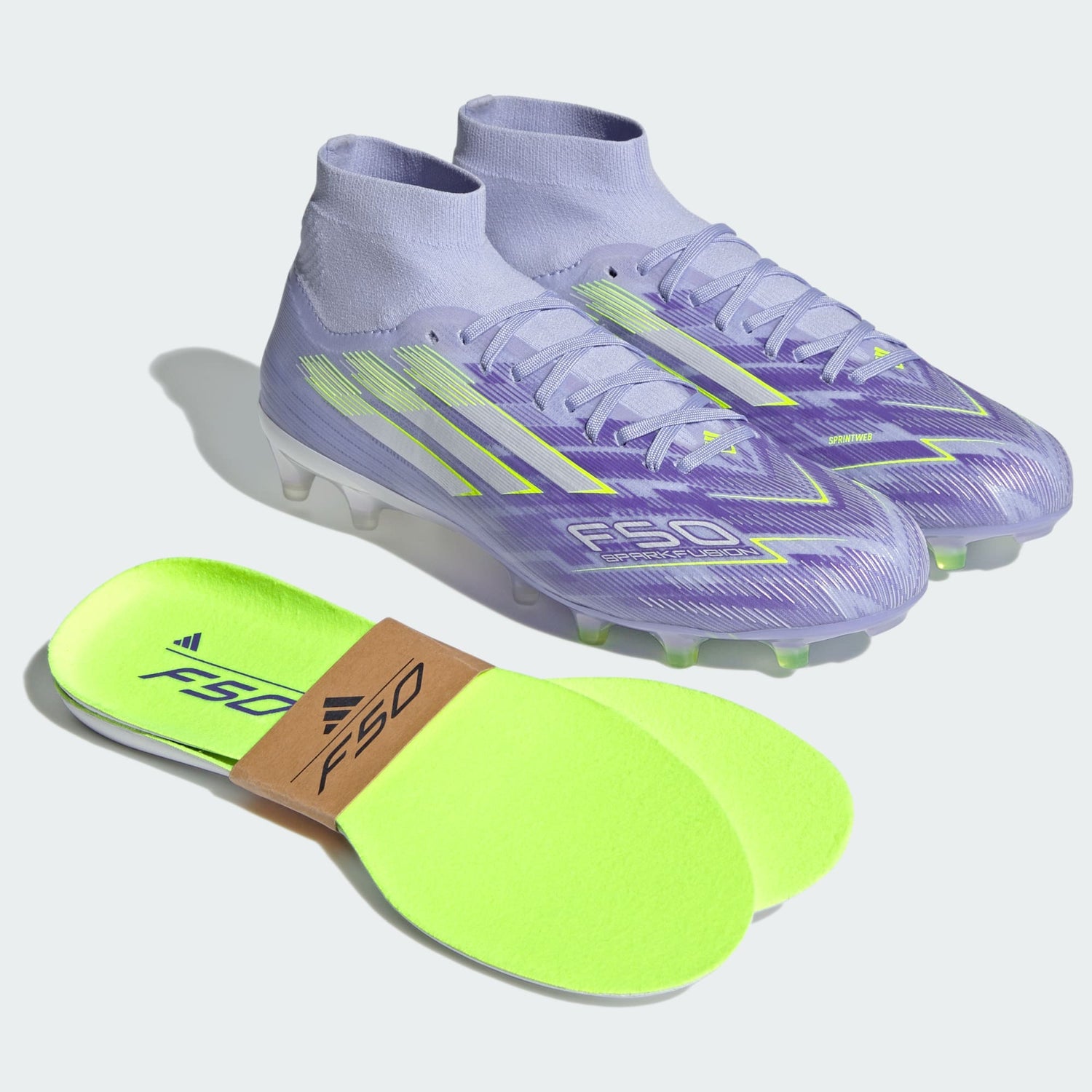 Women's F50 Sparkfusion Pro FG/AG [Violet Tone/Lucid Lemon/Purple Rush]