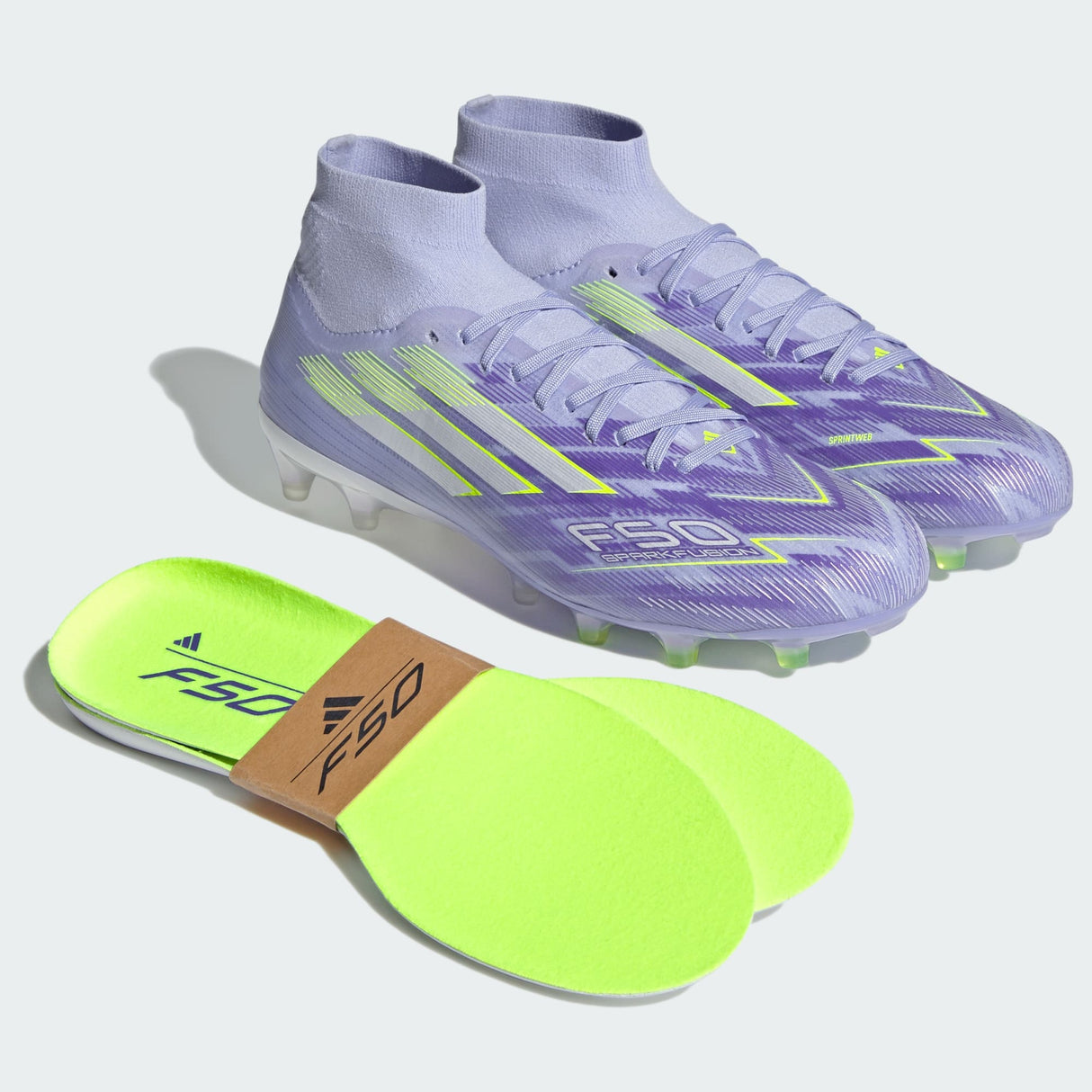 Women's F50 Sparkfusion Pro FG/AG [Violet Tone/Lucid Lemon/Purple Rush]