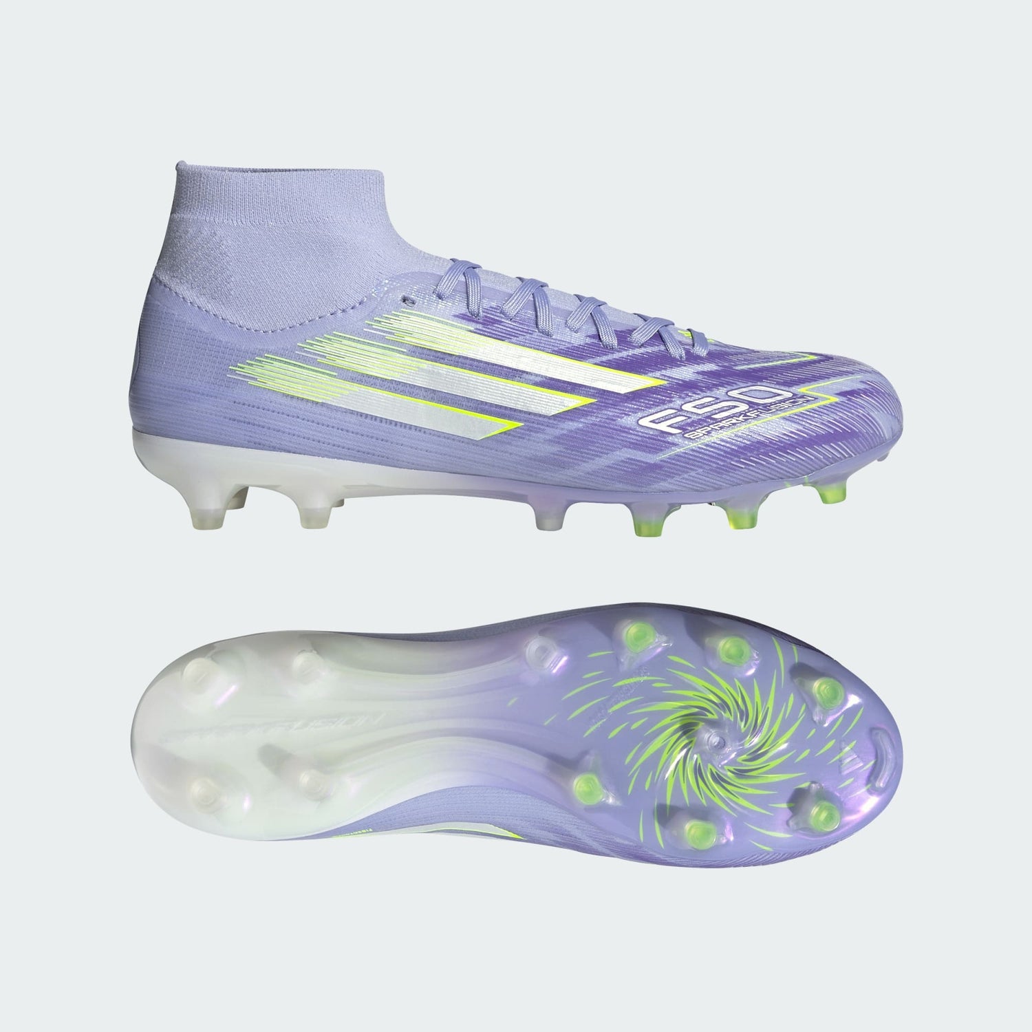 Women's F50 Sparkfusion Pro FG/AG [Violet Tone/Lucid Lemon/Purple Rush]