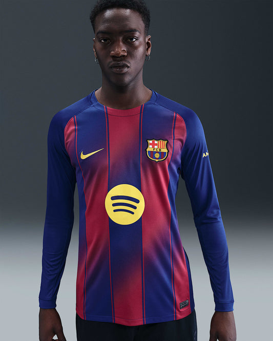 FC Barcelona 2025/26 Stadium Home LS Jersey
