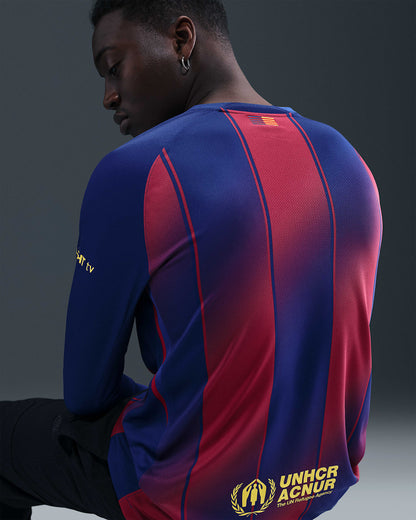 FC Barcelona 2025/26 Stadium Home LS Jersey