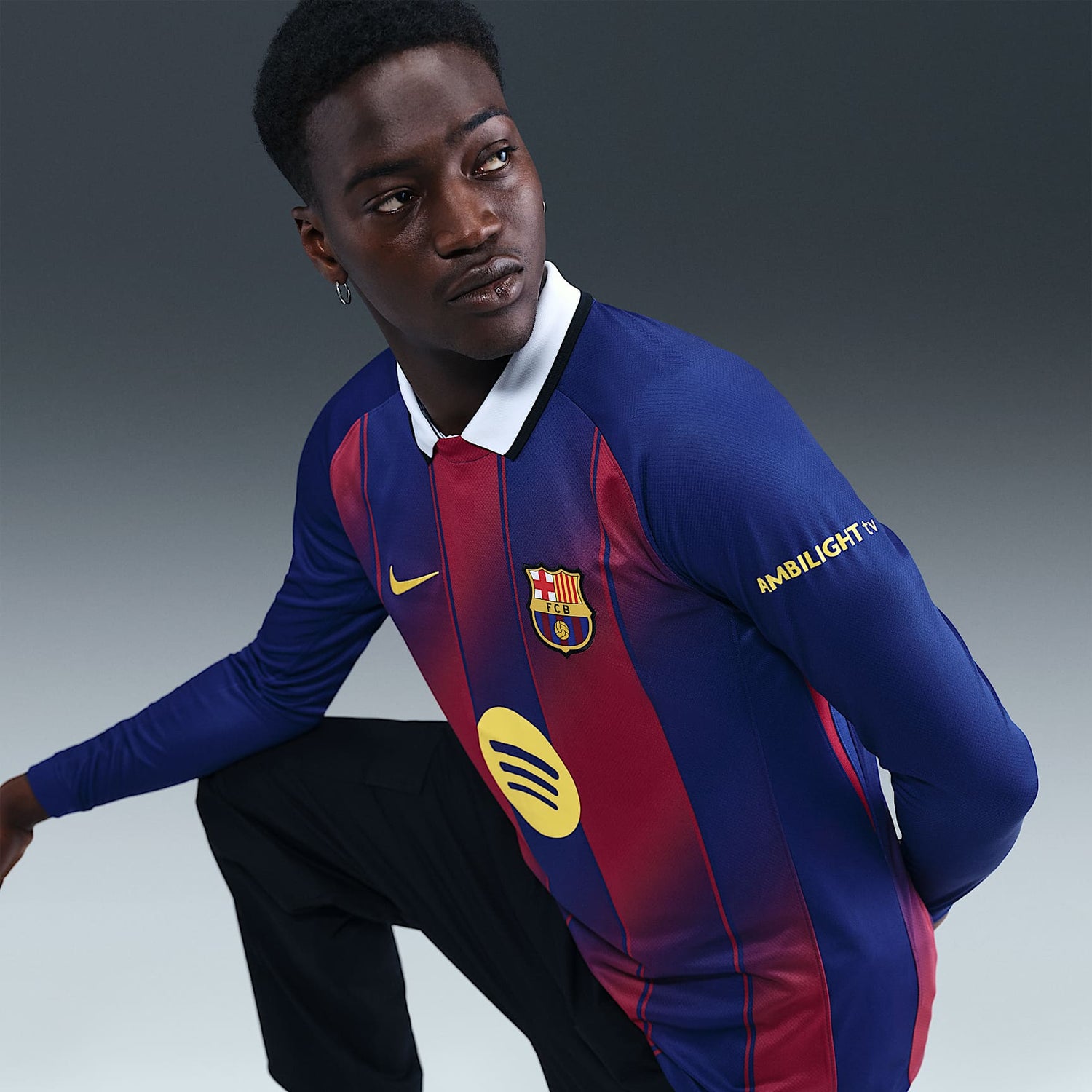 FC Barcelona 2025/26 Stadium Home LS Jersey