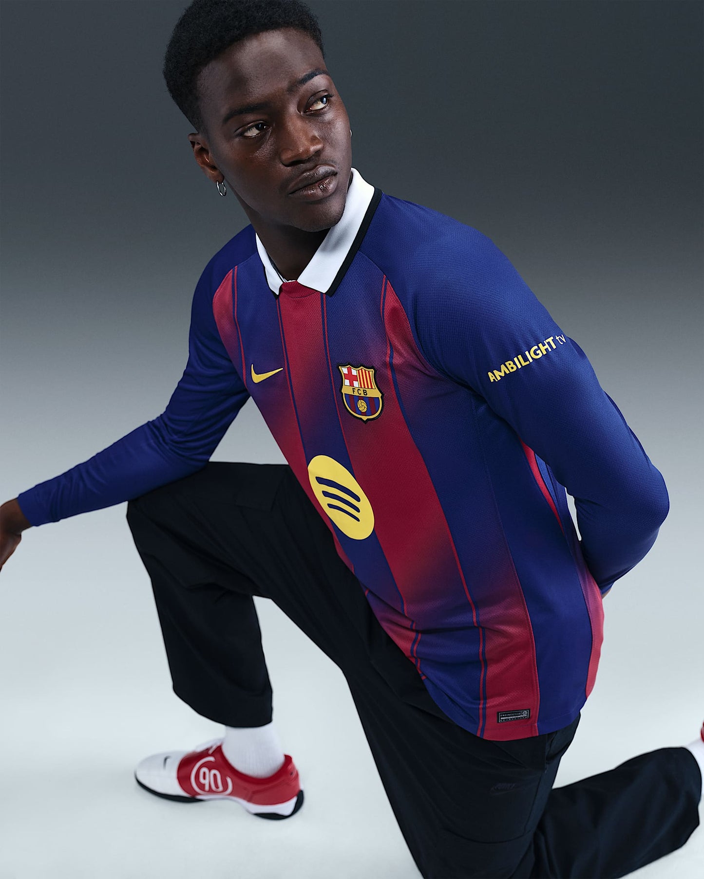 FC Barcelona 2025/26 Stadium Home LS Jersey