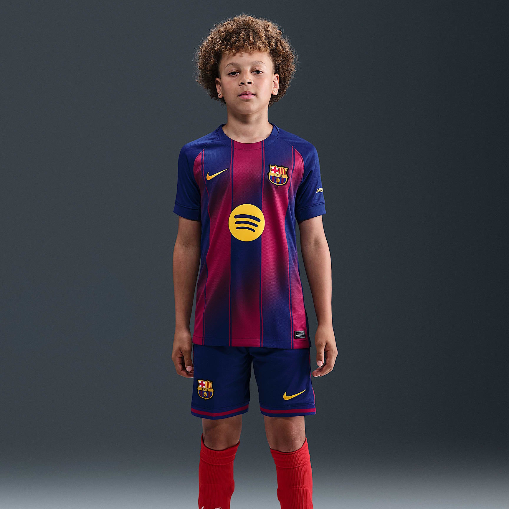 Youth FC Barcelona 2025/26 Stadium Home Jersey – Tursi Soccer Store