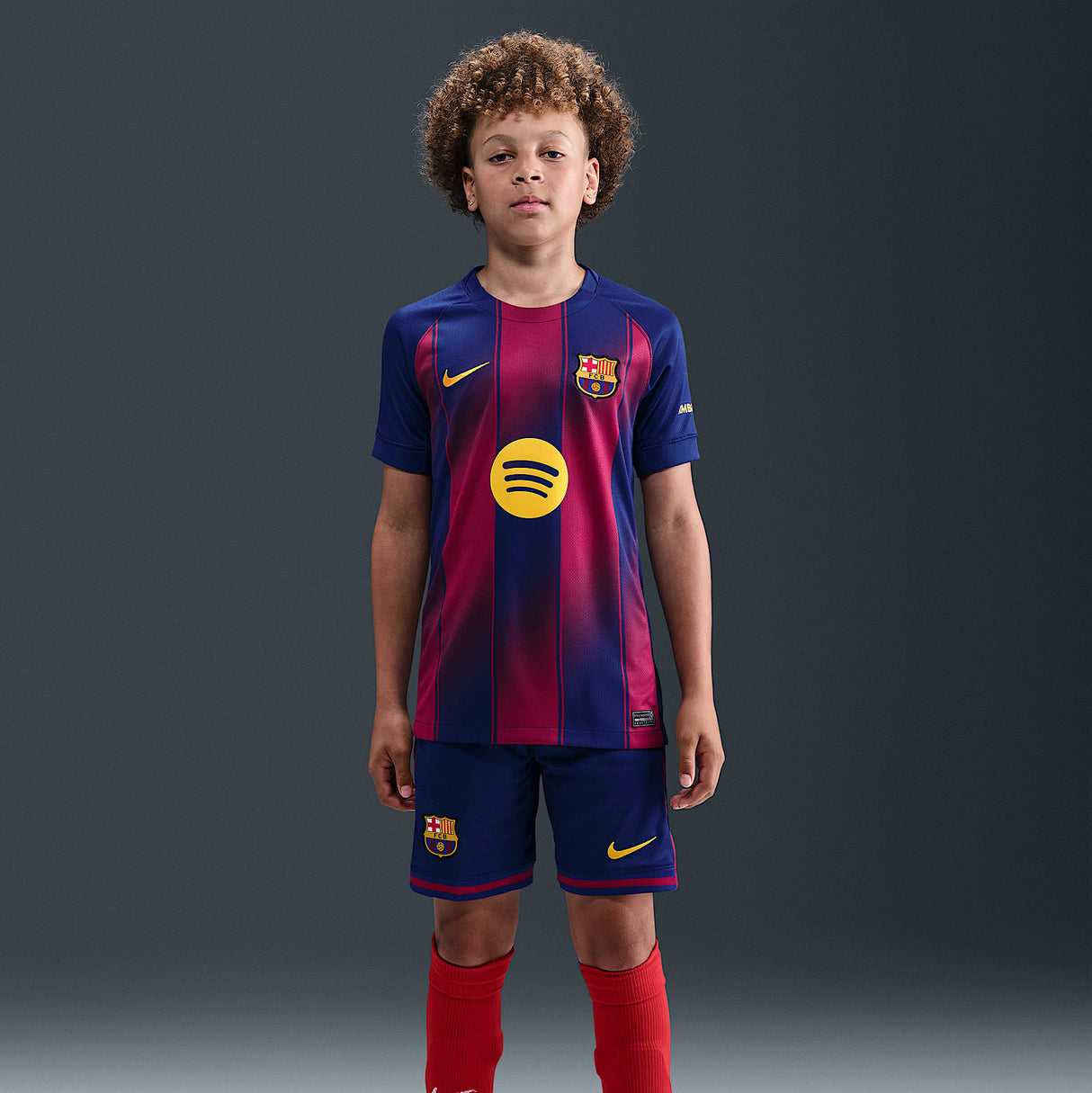 Youth FC Barcelona 2025/26 Stadium Home Jersey