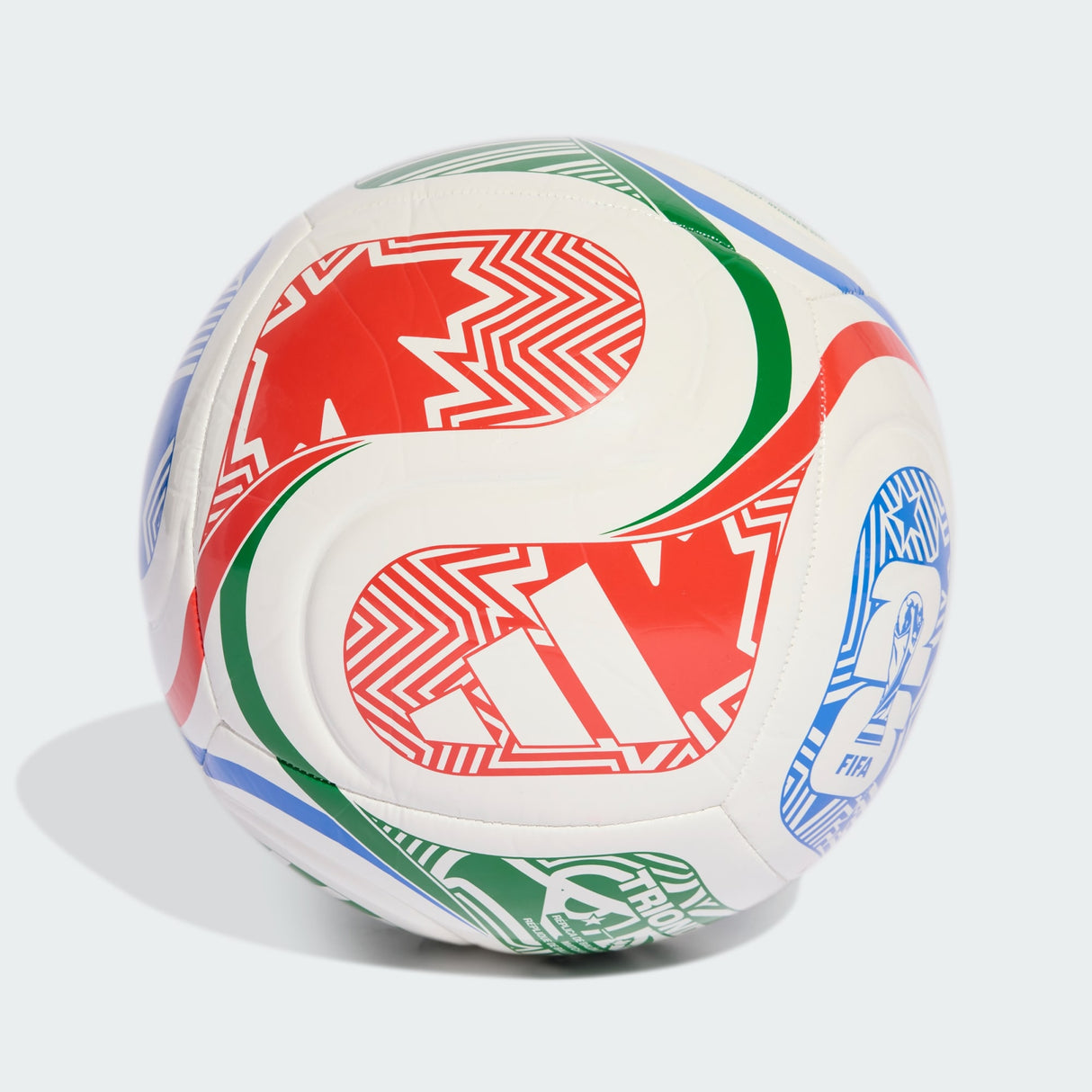 Trionda Club Ball [White/Vivid Red/Glow Blue]