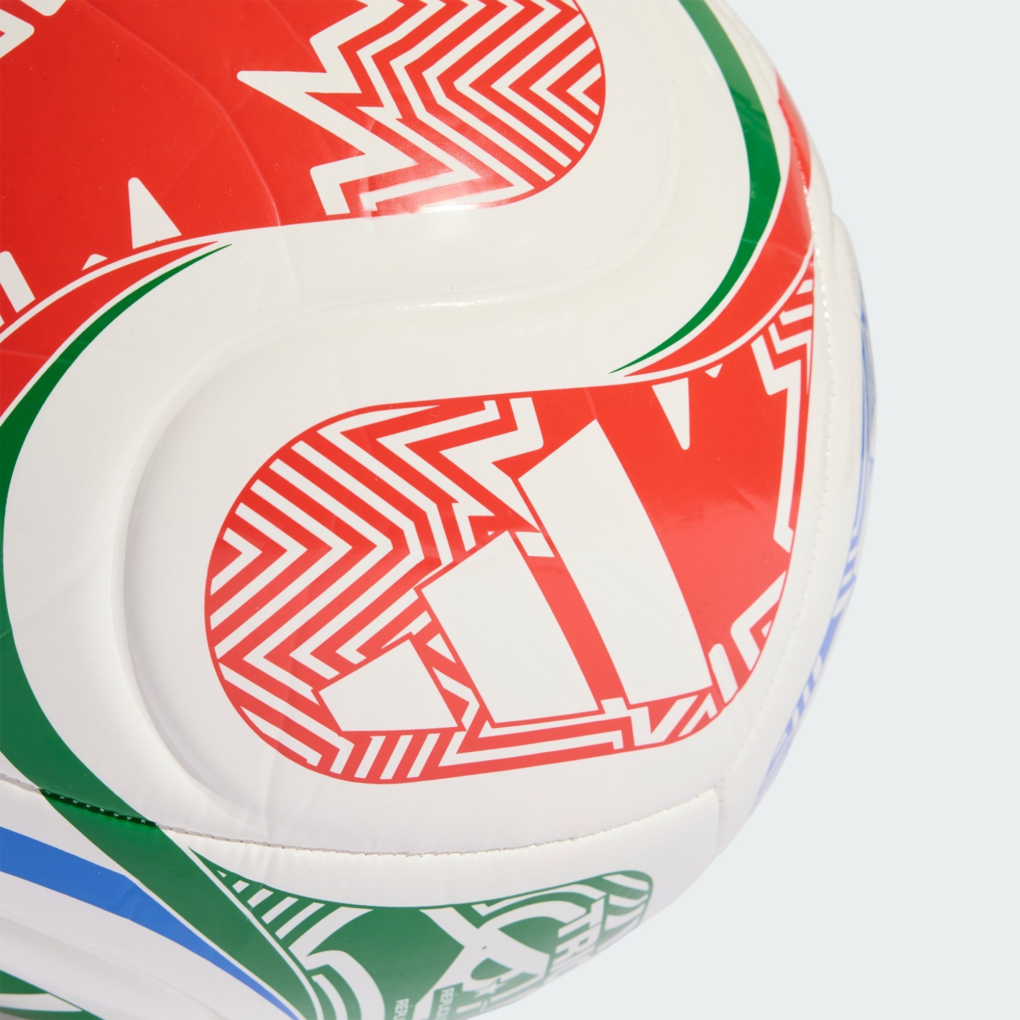 Trionda Club Ball [White/Vivid Red/Glow Blue]