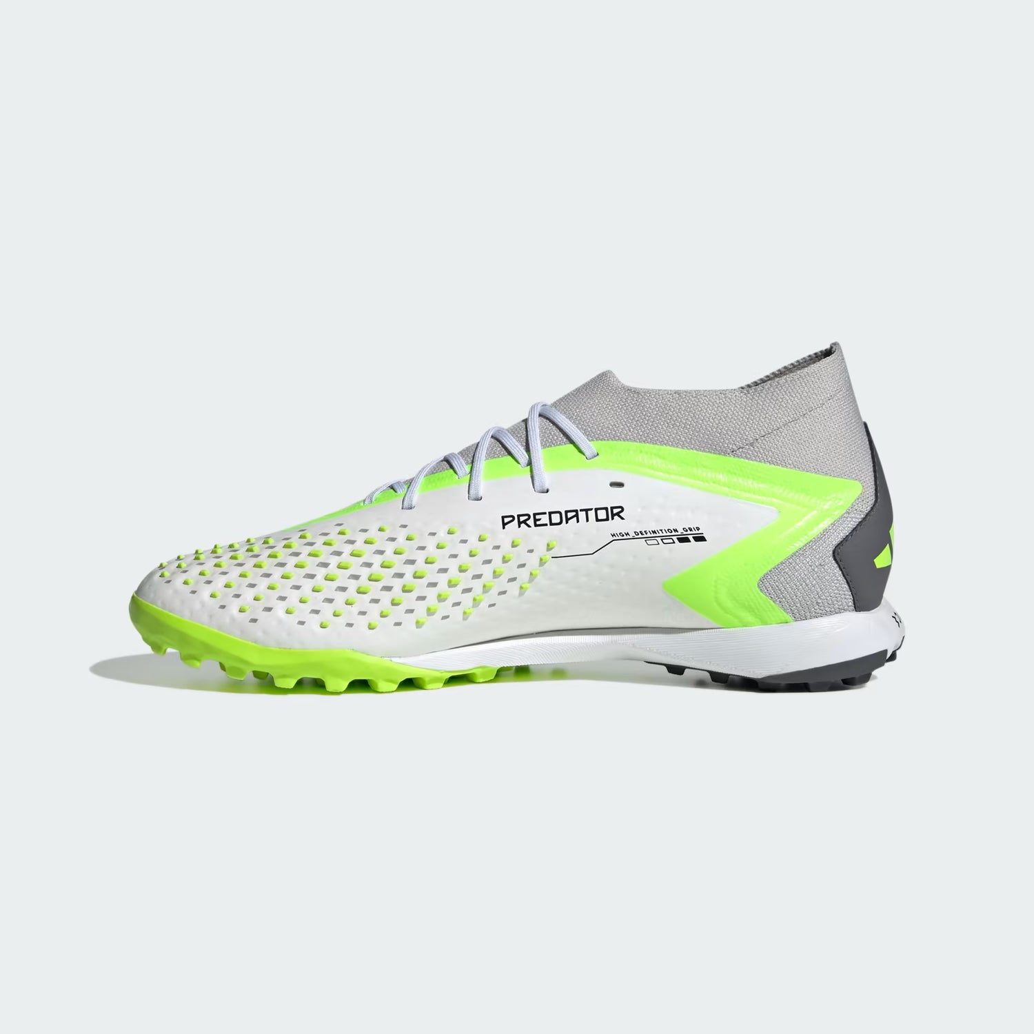 Adidas Predator Accuracy+ FG \'Lucid Lemon\' GZ2604 Soccer size 13 adidas Kids Predator Accuracy.3 FG White/Lucid Lemon  main image 4