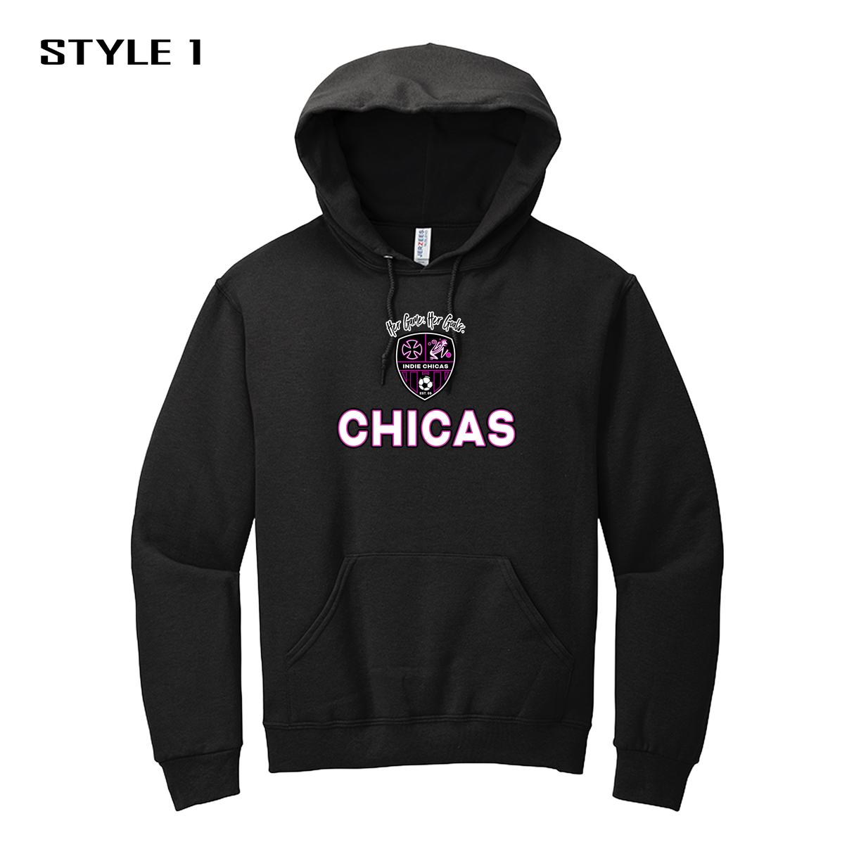 Indie Chicas Fan Hoodie Blk [Adult/Unisex]