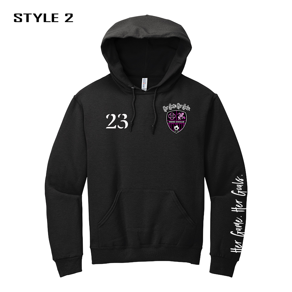 Indie Chicas Fan Hoodie Blk [Adult/Unisex]