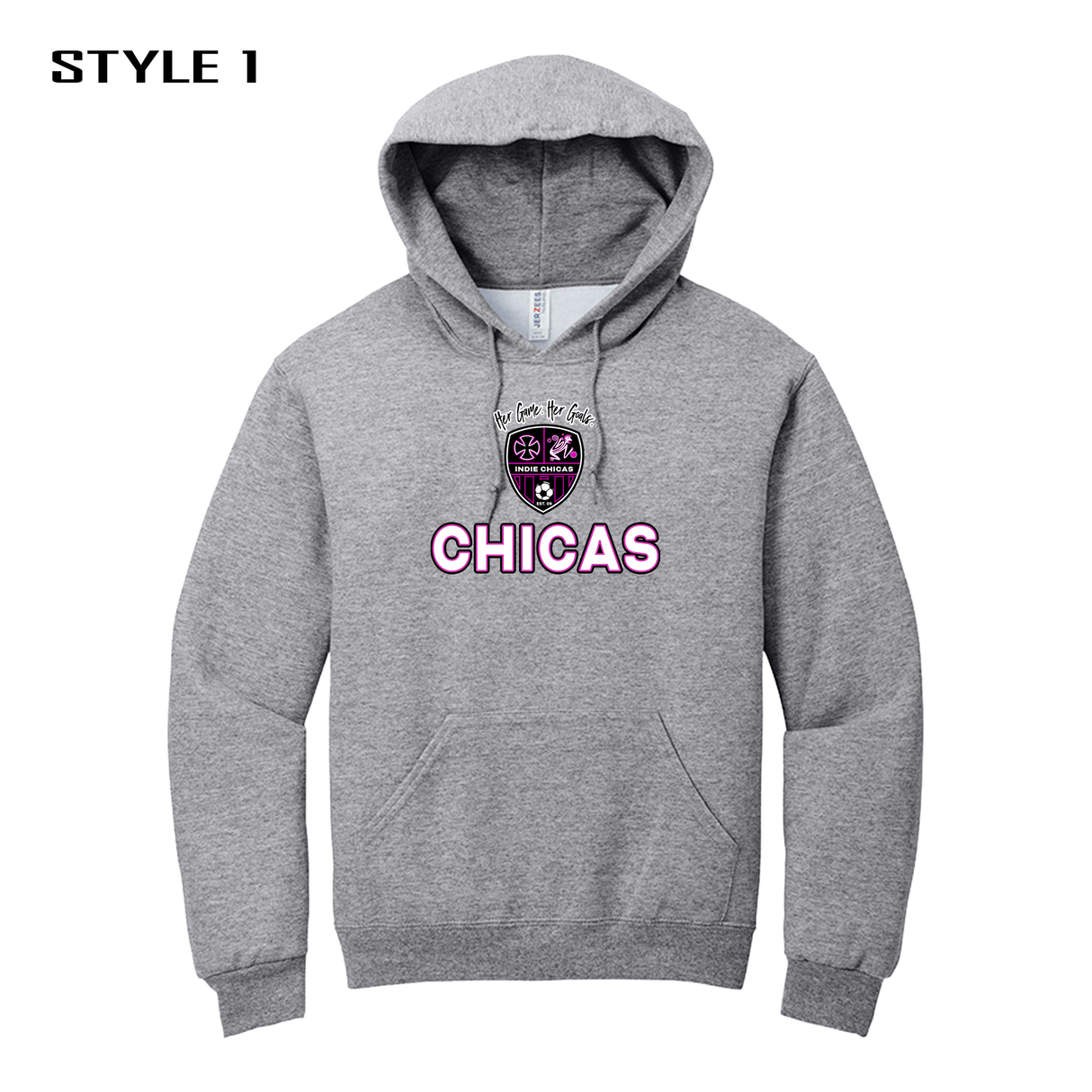 Indie Chicas Fan Hoodie Grey [Adult/Unisex]