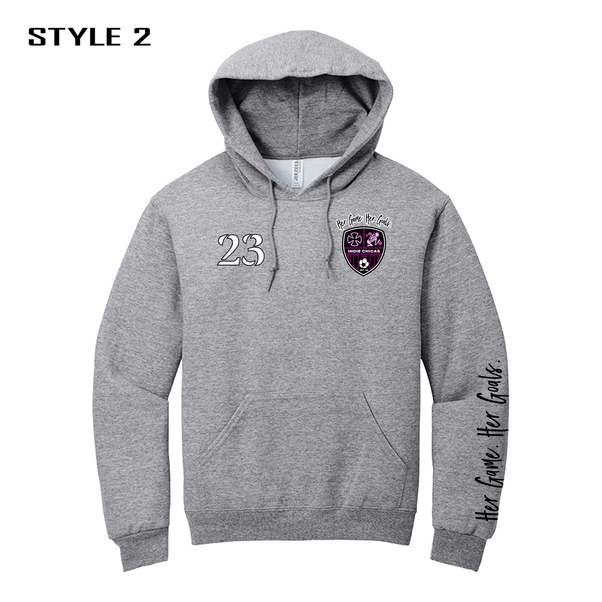 Indie Chicas Fan Hoodie Grey [Adult/Unisex]