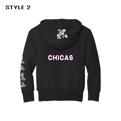 Indie Chicas Fan Hoodie Blk [Youth]