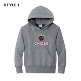Indie Chicas Fan Hoodie Grey [Youth]